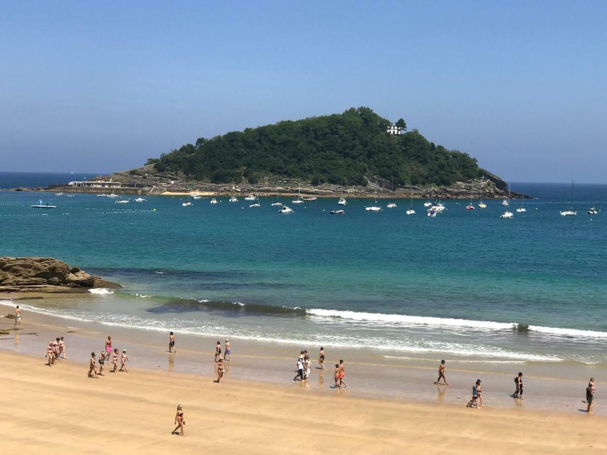 La Madame On La Concha Beach, Seaview Apartment San Sebastián Esterno foto