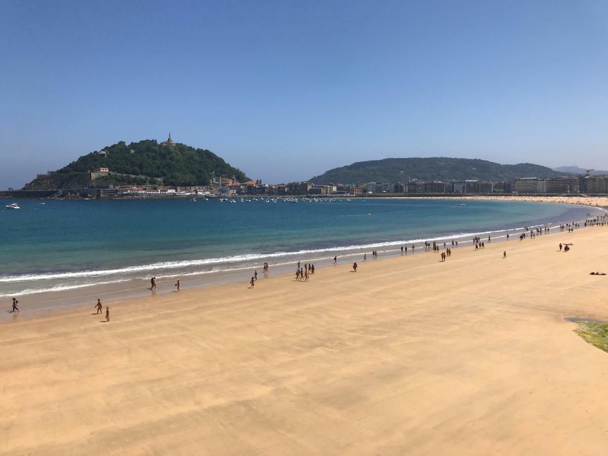 La Madame On La Concha Beach, Seaview Apartment San Sebastián Camera foto