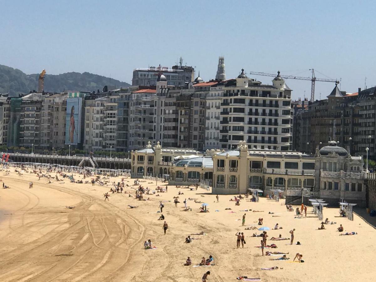 La Madame On La Concha Beach, Seaview Apartment San Sebastián Esterno foto